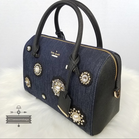 NWT Kate Spade Cameron Street Denim Crossbody Bag - Picture 2 of 8